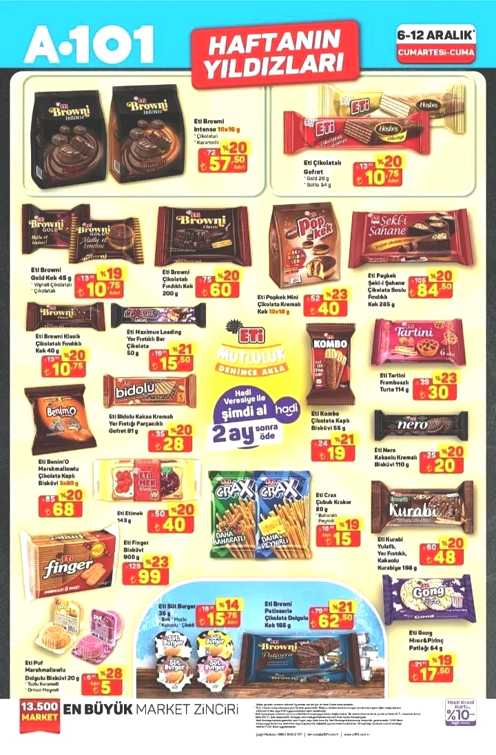 A101 06-12 Aralık Haftanın Yıldızları kataloğu yayımlandı! A101’e hangi ürünler geliyor? - Sayfa 3
